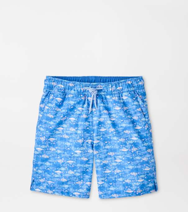 Sunfish Youth Swim Trunk in Marina Blue