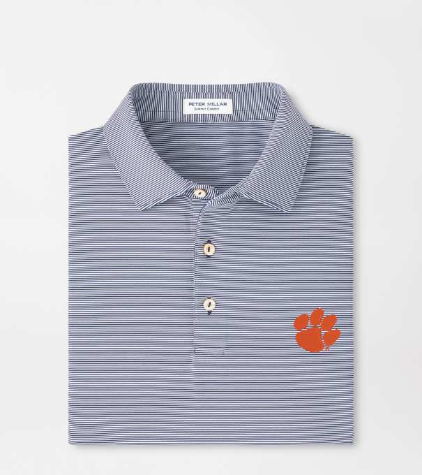 Clemson Jubilee Performance Jersey Polo in Navy
