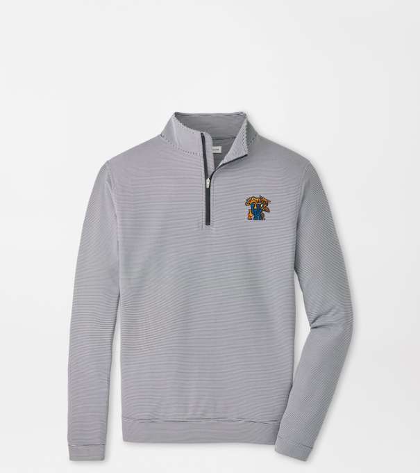 Kentucky Wildcat Perth Sugar Stripe Performance Quarter-Zip in Black/White