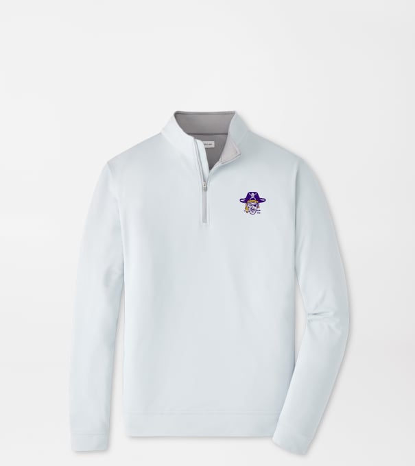 East Carolina University Vault Perth Performance Quarter-Zip in British Grey