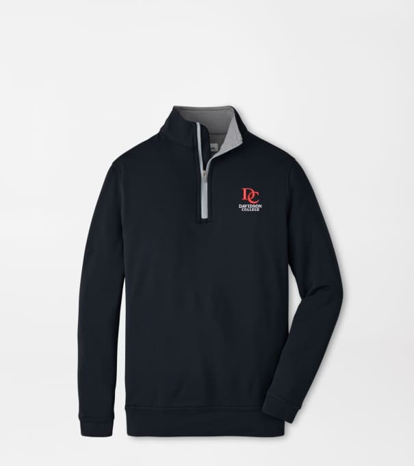 Davidson Perth Youth Performance Quarter-Zip in Black