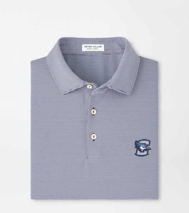 Creighton Jubilee Performance Jersey Polo in Navy