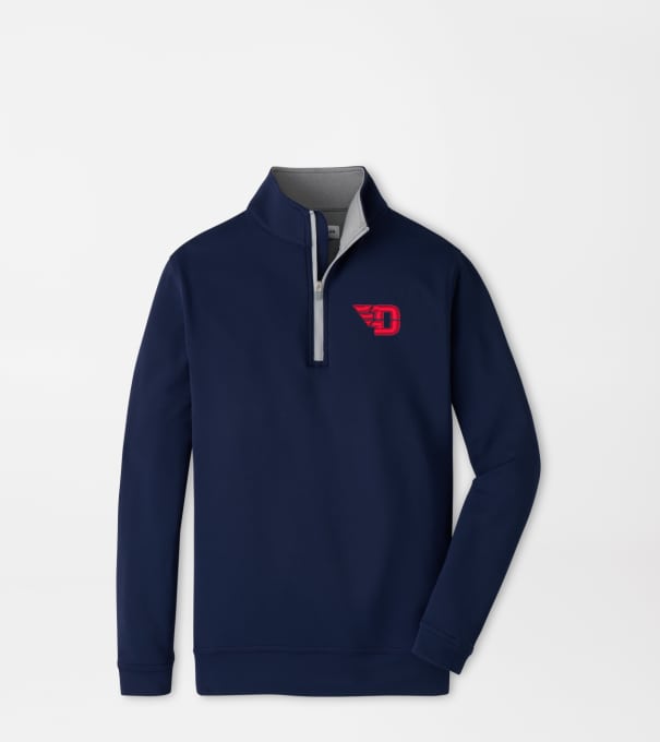 University of Dayton Perth Youth Performance Quarter-Zip in Navy