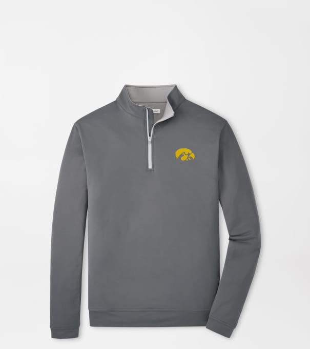 Iowa Perth Performance Quarter-Zip in Iron