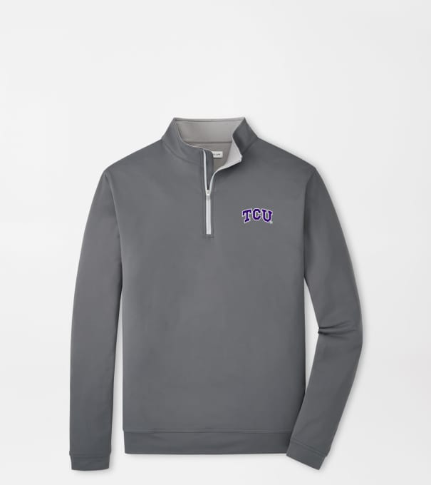 TCU Perth Performance Quarter-Zip in Iron