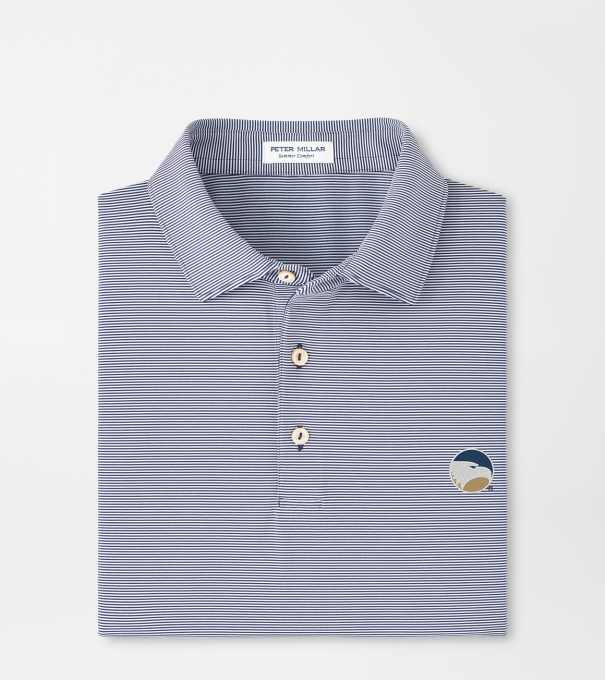 Georgia Southern Eagle Jubilee Performance Jersey Polo in Navy