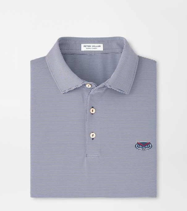 Florida Atlantic University Jubilee Performance Jersey Polo in Navy