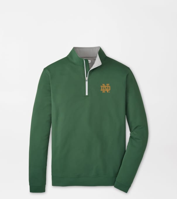 Notre Dame Perth Performance Quarter-Zip in Green1