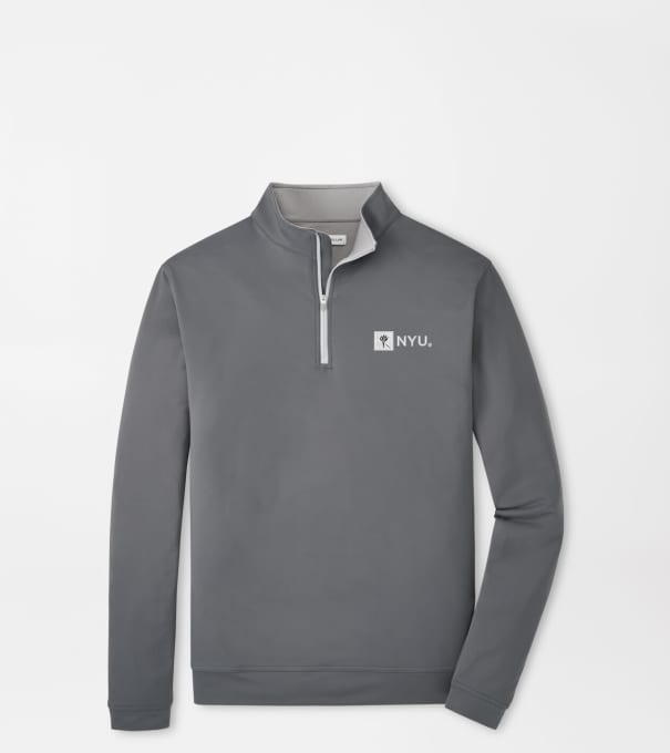 New York University Perth Performance Quarter-Zip in Iron