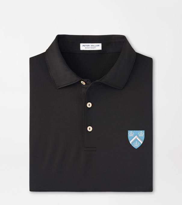 Columbia Solid Performance Jersey Polo in Black