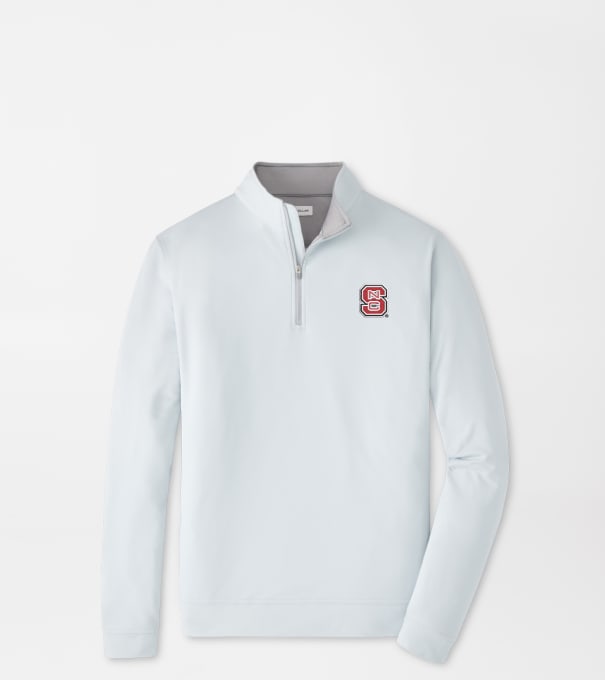 NC State Perth Performance Quarter-Zip in British Grey