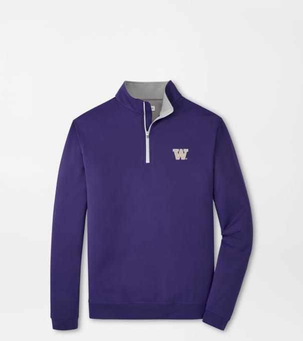 Washington Perth Performance Quarter-Zip in Purple2