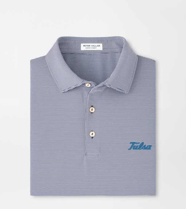 Tulsa Jubilee Performance Jersey Polo in Navy