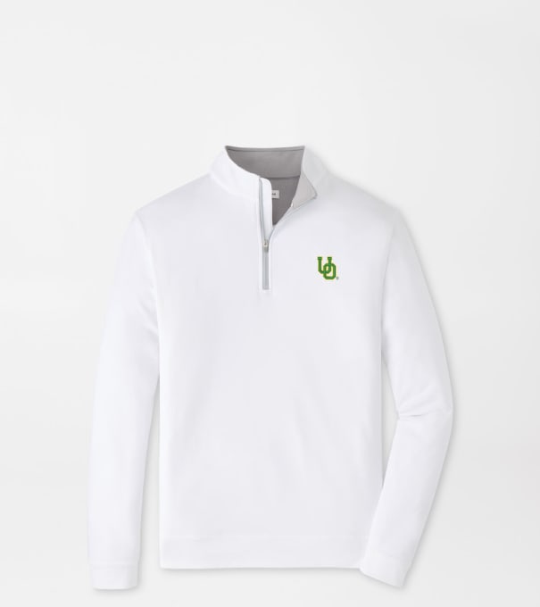 Oregon Vault Perth Performance Quarter-Zip in White