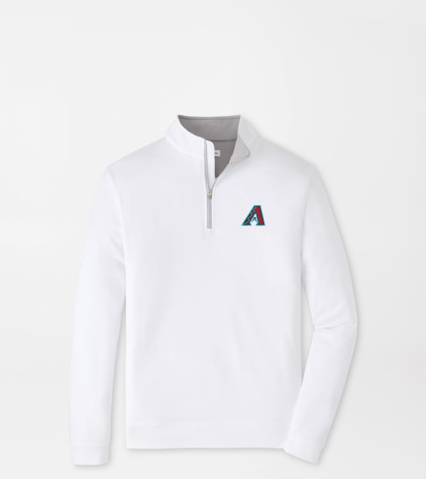 Arizona Diamondbacks Perth Performance Quarter-Zip in White