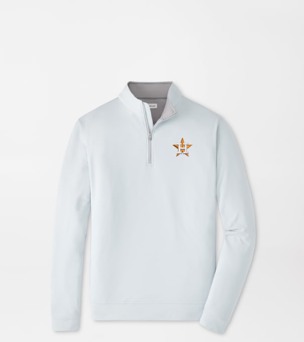 Houston Astros Perth Performance Quarter-Zip in British Grey