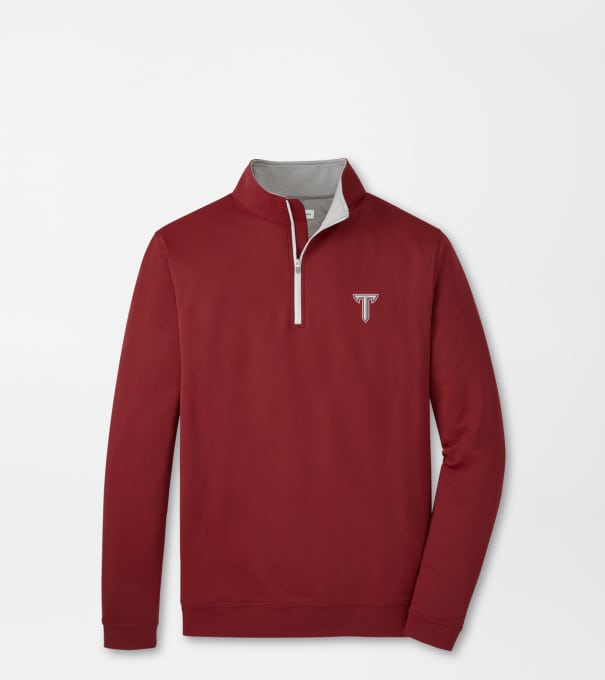 Troy Perth Performance Quarter-Zip in Maroon2