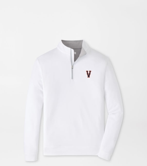 Virginia Vault Perth Performance Quarter-Zip in White