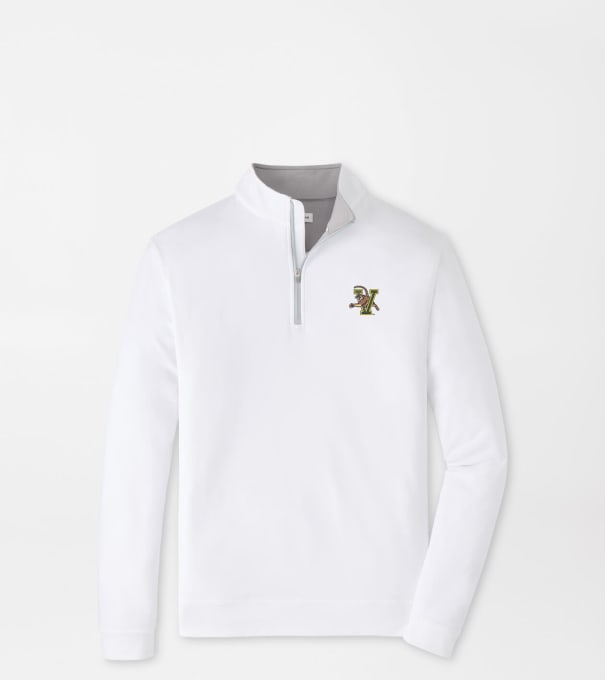 Vermont Perth Performance Quarter-Zip in White