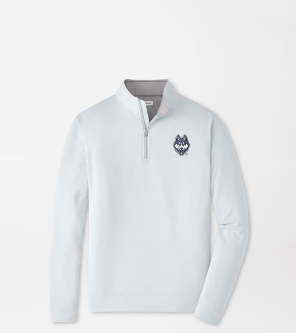 UConn Perth Performance Quarter-Zip in British Grey