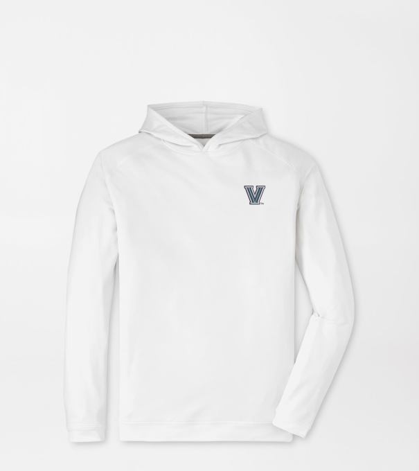 Villanova Pine Performance Hoodie in White