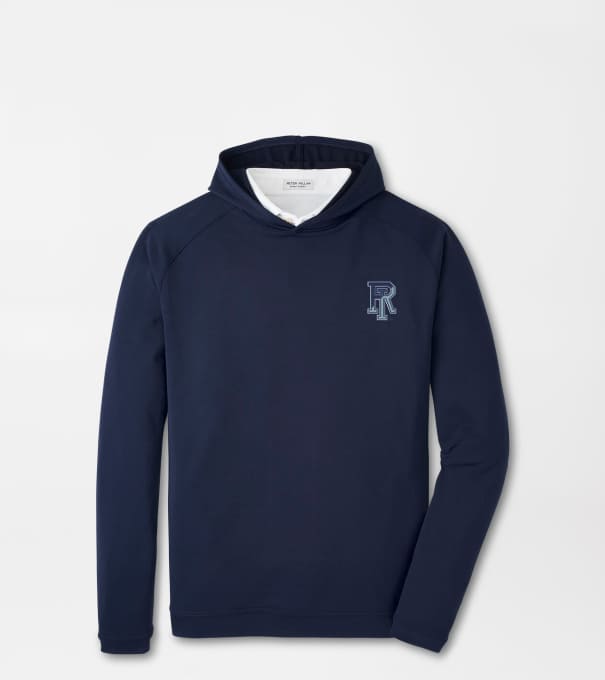 Rhode Island Pine Performance Hoodie in Navy