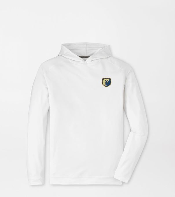 Morgan State Pine Performance Hoodie in White
