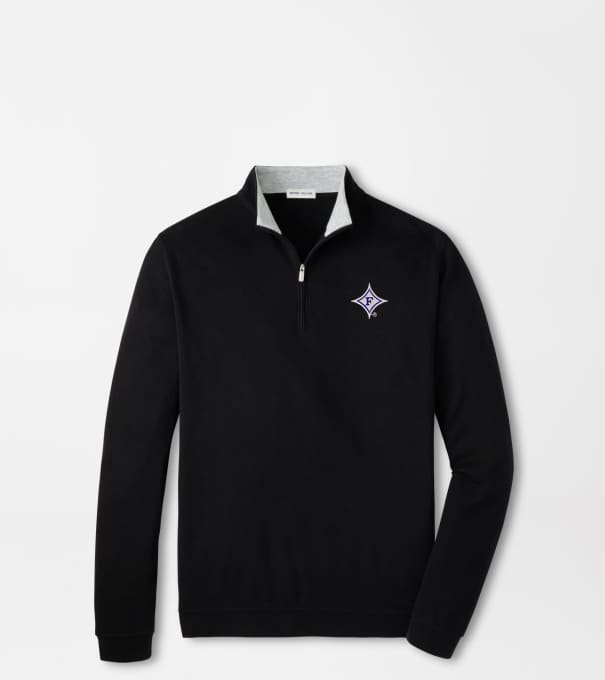 Furman Crown Comfort Quarter-Zip Pullover in Black