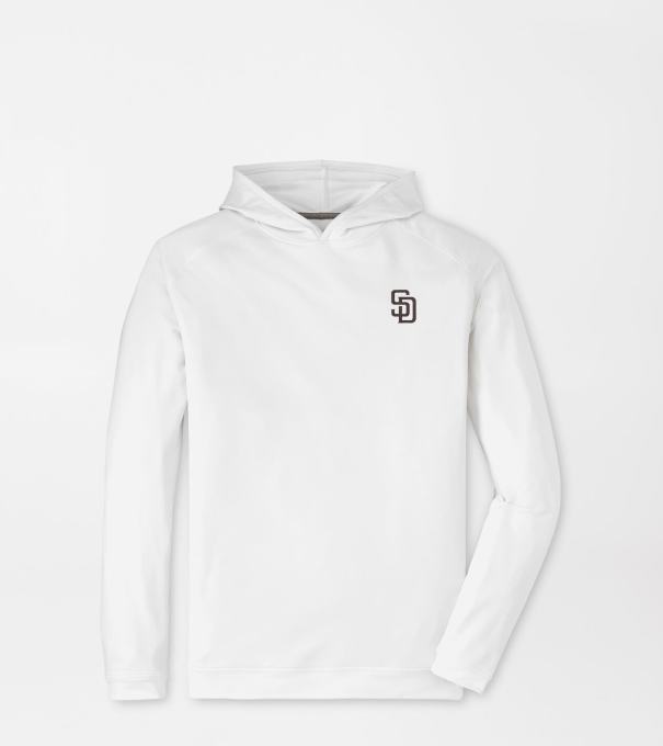 San Diego Padres Pine Performance Hoodie in White