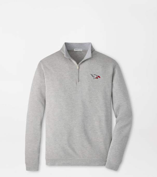 NC Central Crown Comfort Quarter-Zip Pullover in Light Grey