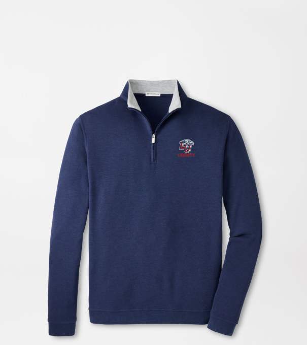 Liberty University Crown Comfort Quarter-Zip Pullover in Navy