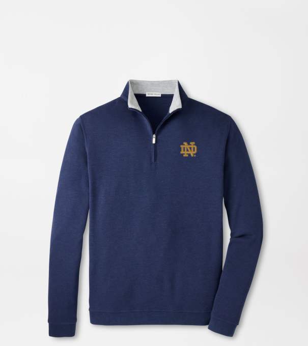 Notre Dame Crown Comfort Pullover in Navy