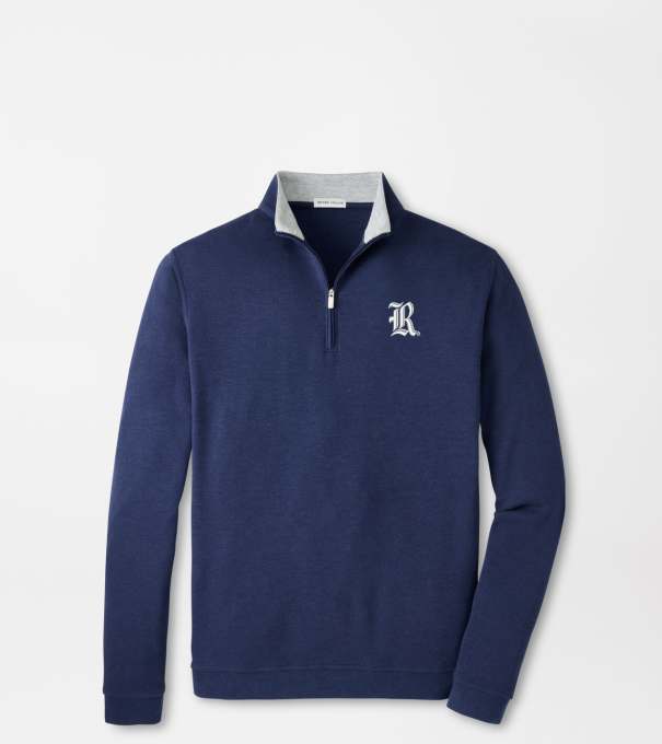 Rice University Crown Comfort Quarter-Zip Pullover in Navy