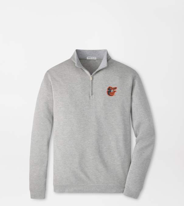 Baltimore Orioles Crown Comfort Pullover in Light Grey