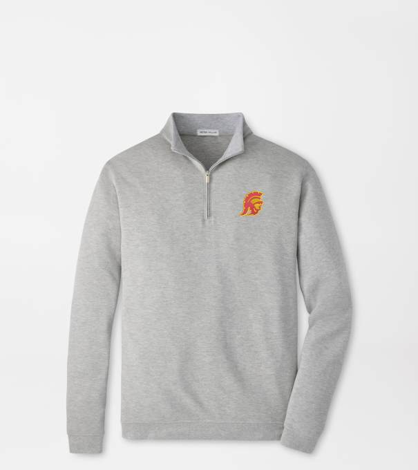 USC Trojan Crown Comfort Pullover in Light Grey