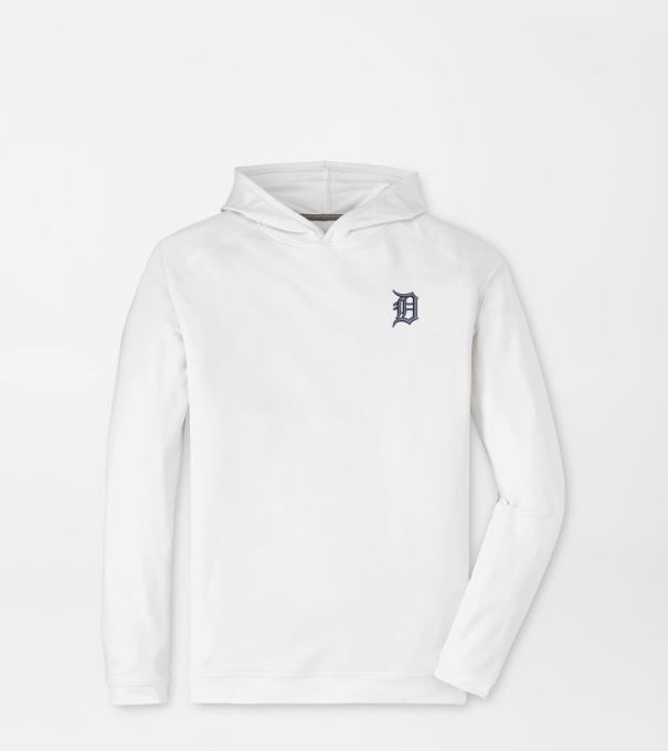 Detroit Tigers Pine Performance Hoodie in White