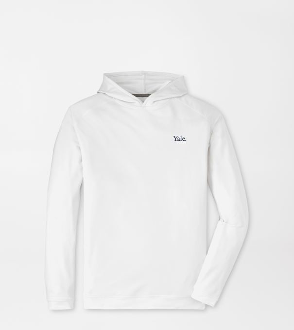 Yale Pine Performance Hoodie in White