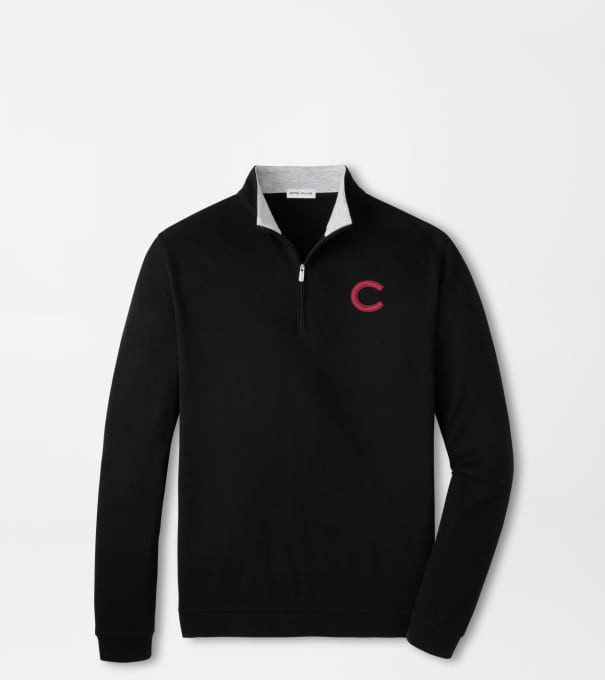 Colgate Crown Comfort Quarter-Zip Pullover in Black