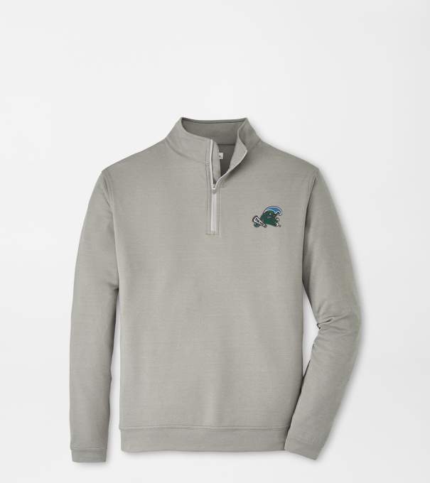 Tulane Green Wave Perth M&eacute;lange Performance Quarter-Zip in Gale Grey