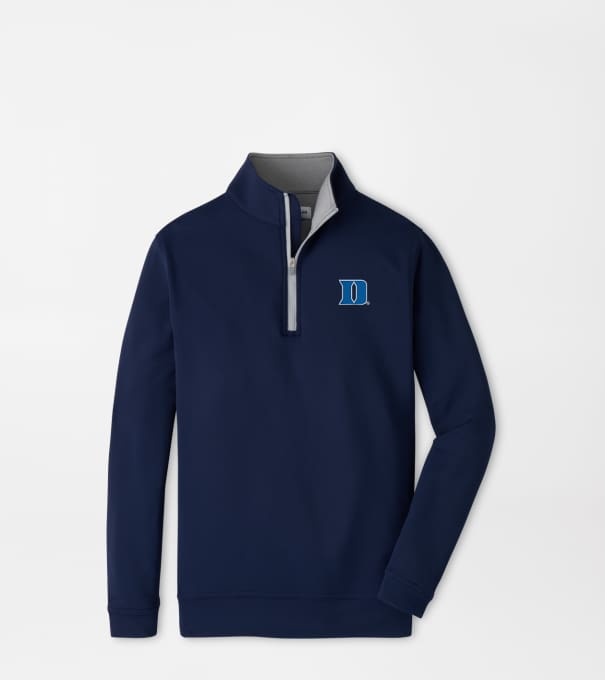 Duke University Perth Youth Performance Quarter-Zip in Navy