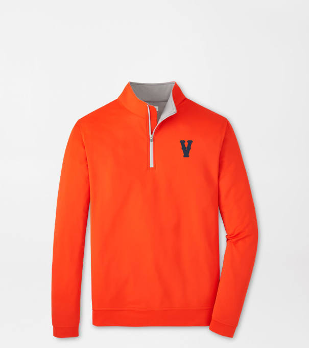 Virginia Vault Perth Performance Quarter-Zip in Orange6