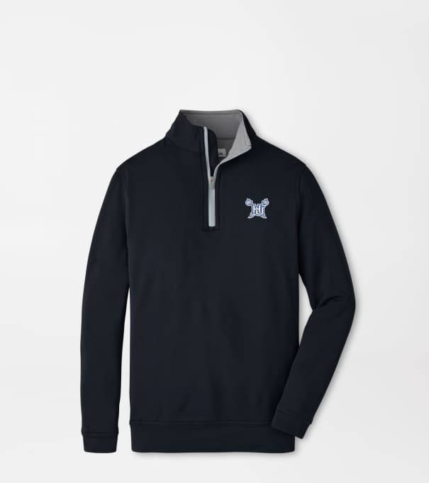 Hampton University Perth Youth Performance Quarter-Zip in Black