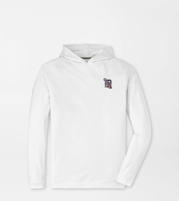 Cooperstown Detroit Tigers Pine Performance Hoodie in White