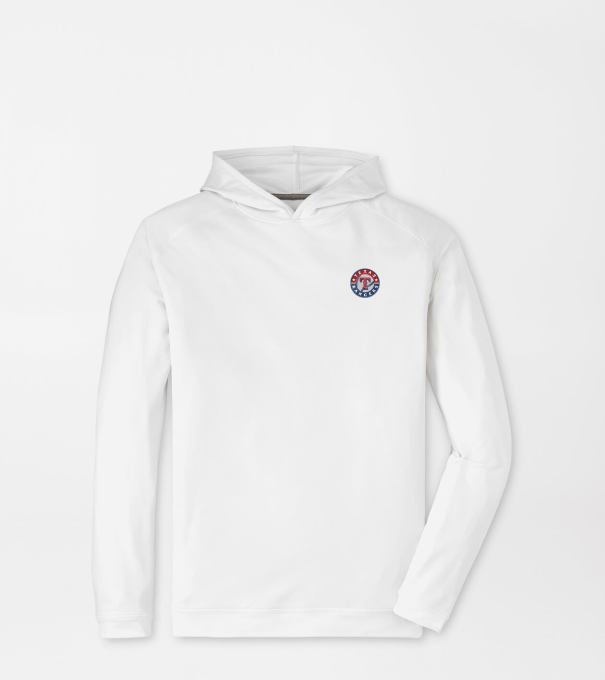 Cooperstown Texas Rangers Pine Performance Hoodie in White