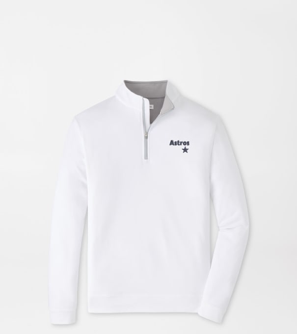 Cooperstown Houston Astros Perth Performance Quarter-Zip in White