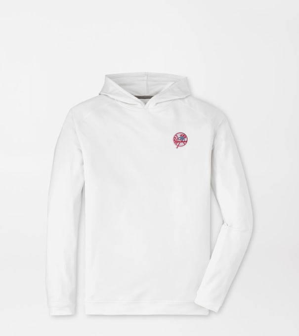 Cooperstown New York Yankees Pine Performance Hoodie in White