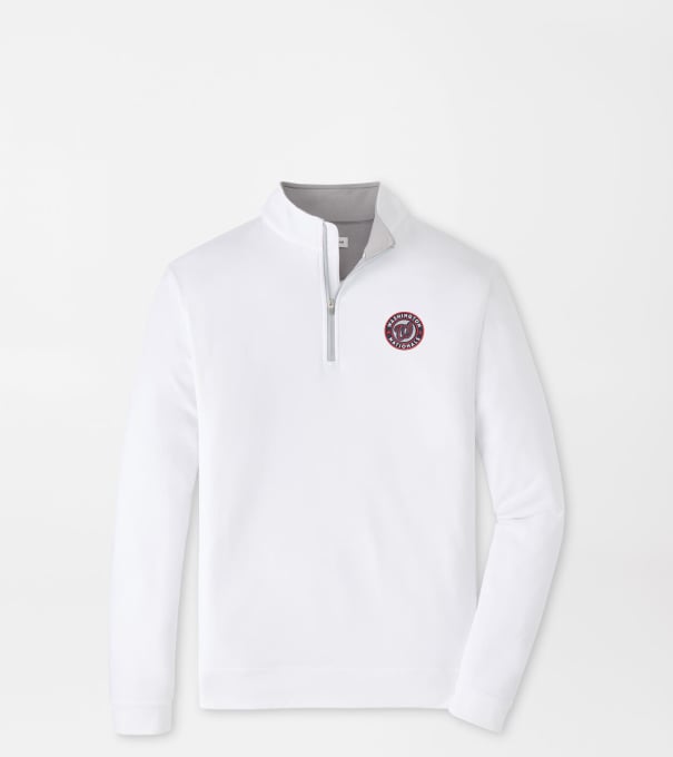 Cooperstown Washington Nationals Perth Performance Quarter-Zip in White