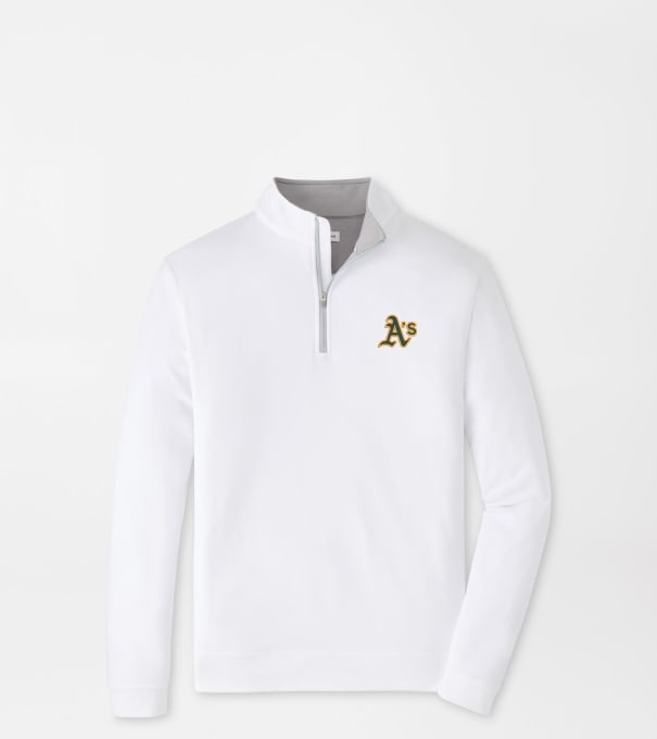 Athletics Perth Performance Quarter-Zip in White