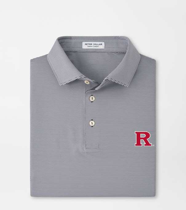 Rutgers Jubilee Performance Jersey Polo in Iron