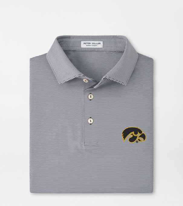 Iowa Jubilee Performance Jersey Polo in Iron